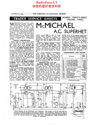 McMichael_SuperhetAC 维修电路原理图.pdf
