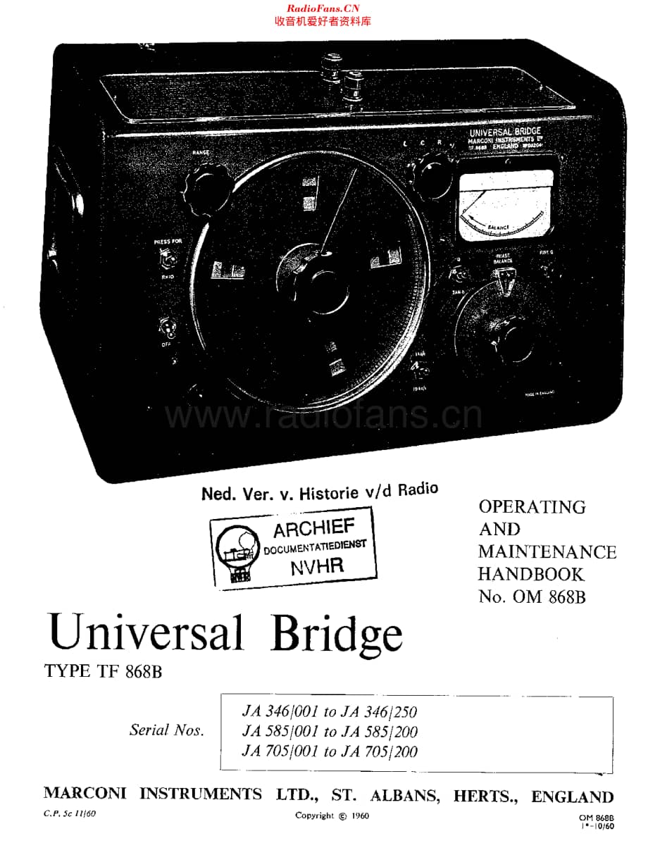 Marconi_TF868B 维修电路原理图.pdf_第1页