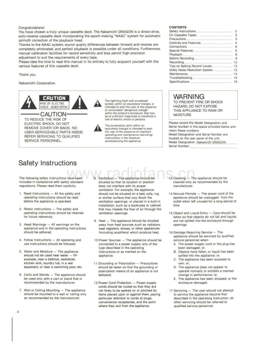 nakamichi_dragon使用说明书.pdf_第2页