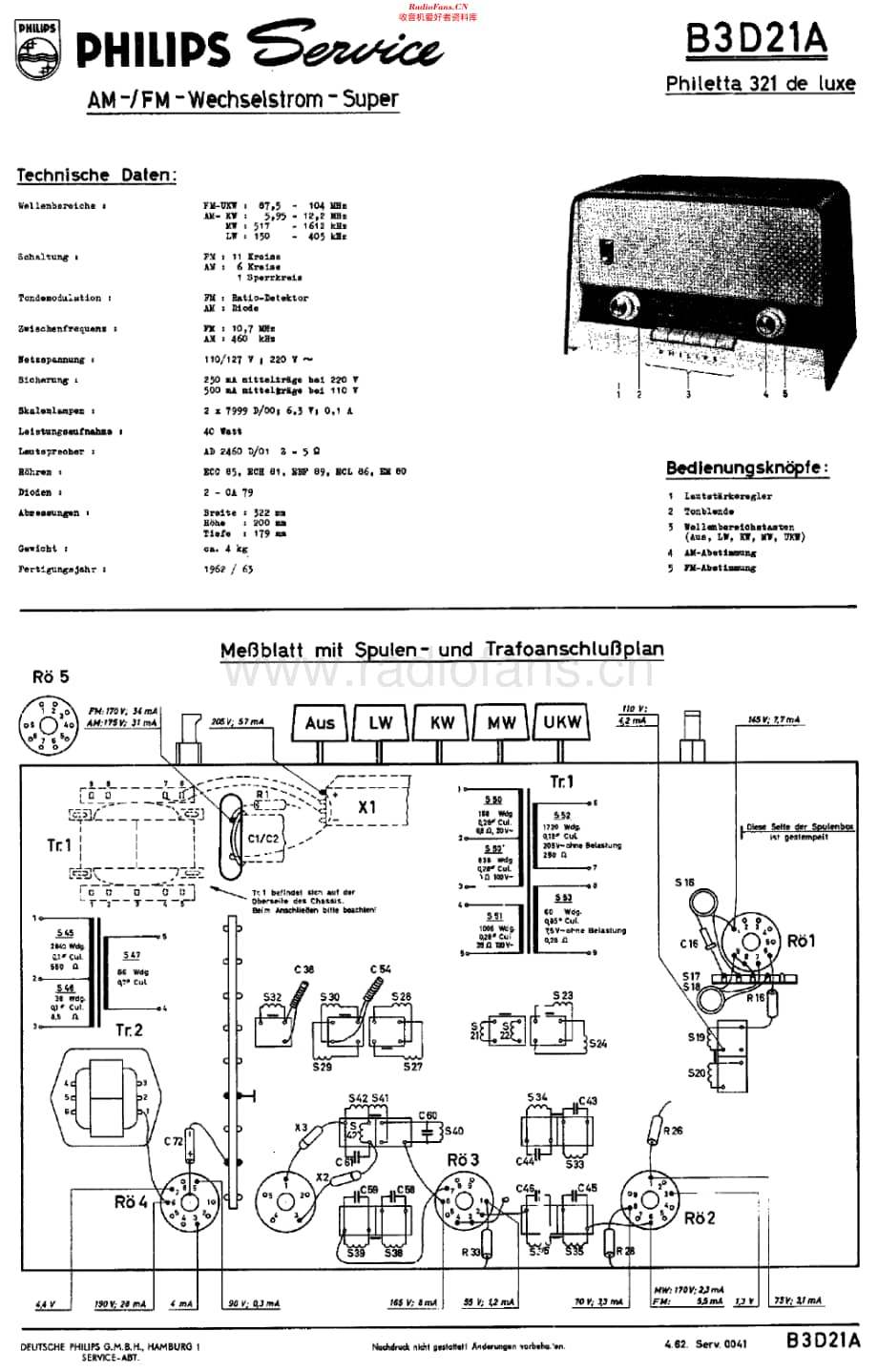 Philips_B3D21A 维修电路原理图.pdf_第1页