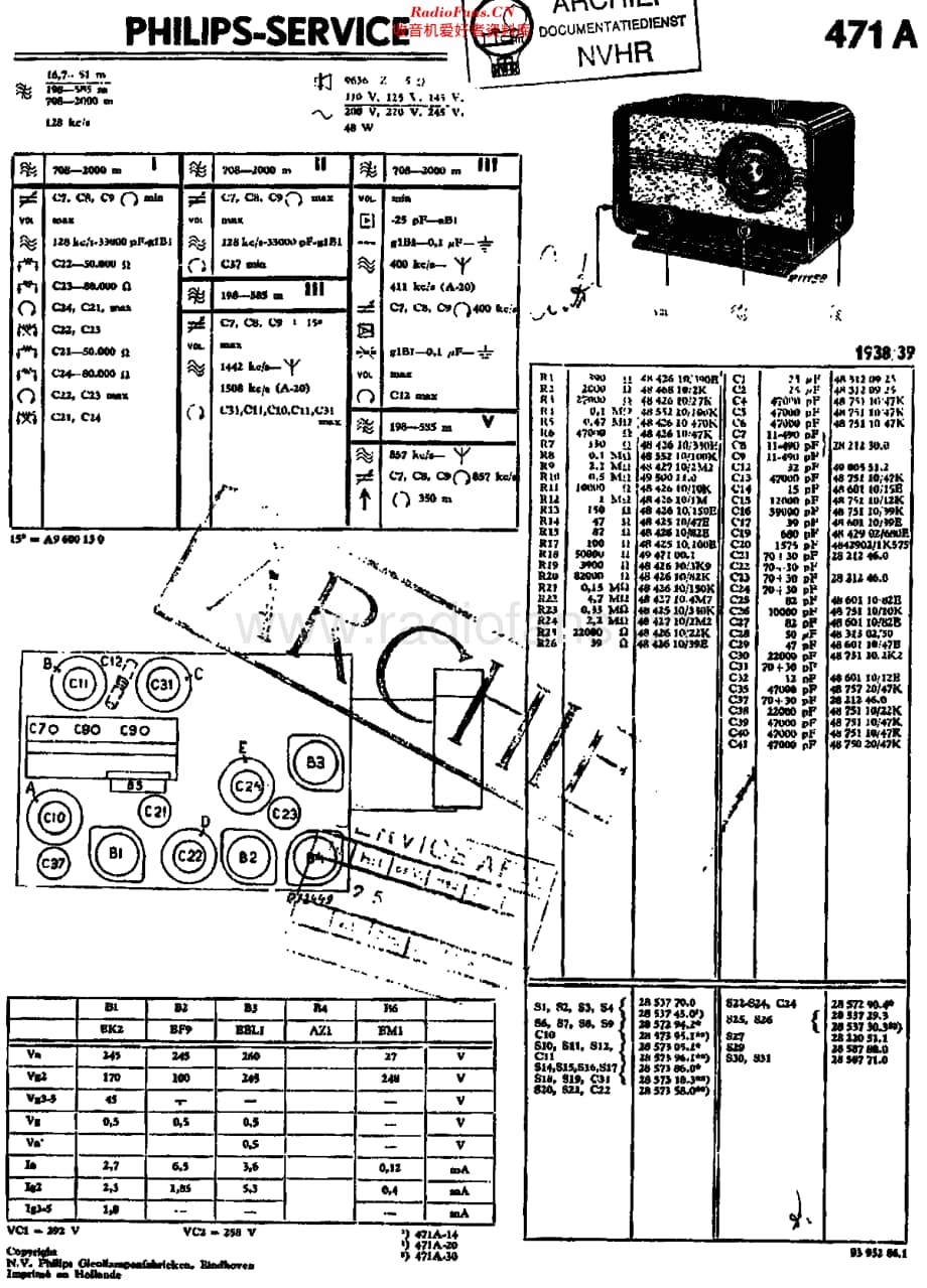 Philips_471A 维修电路原理图.pdf_第1页