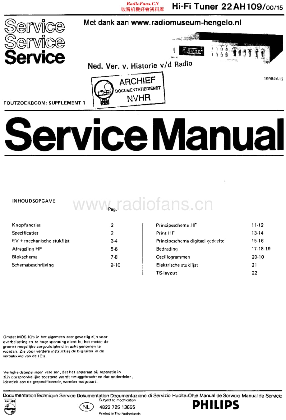 Philips_22AH109 维修电路原理图.pdf_第1页