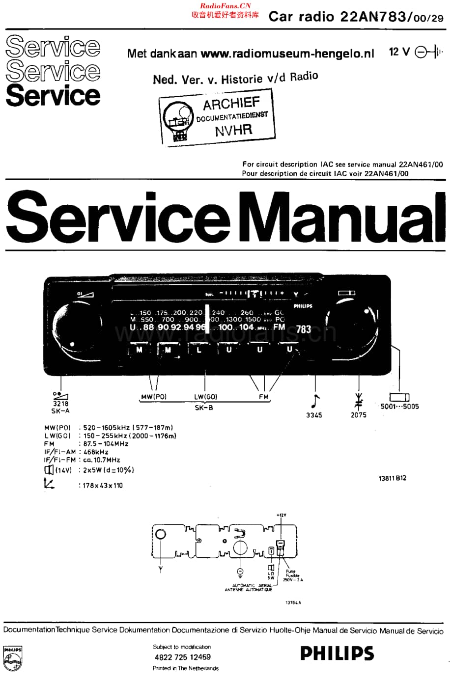 Philips_22AN783 维修电路原理图.pdf_第1页