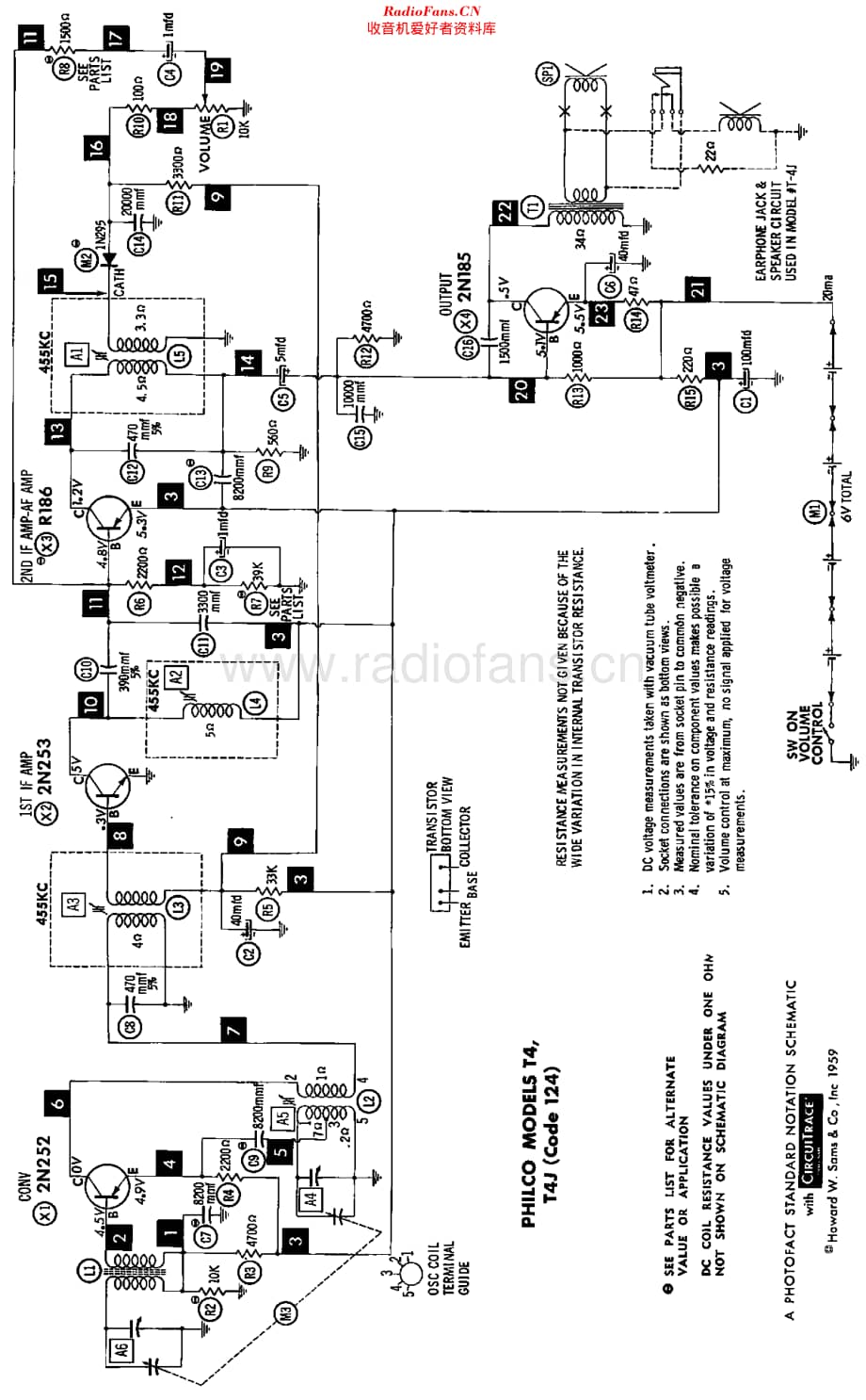 Philco_T4 维修电路原理图.pdf_第2页