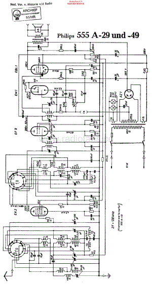 Philips_555A-29 维修电路原理图.pdf