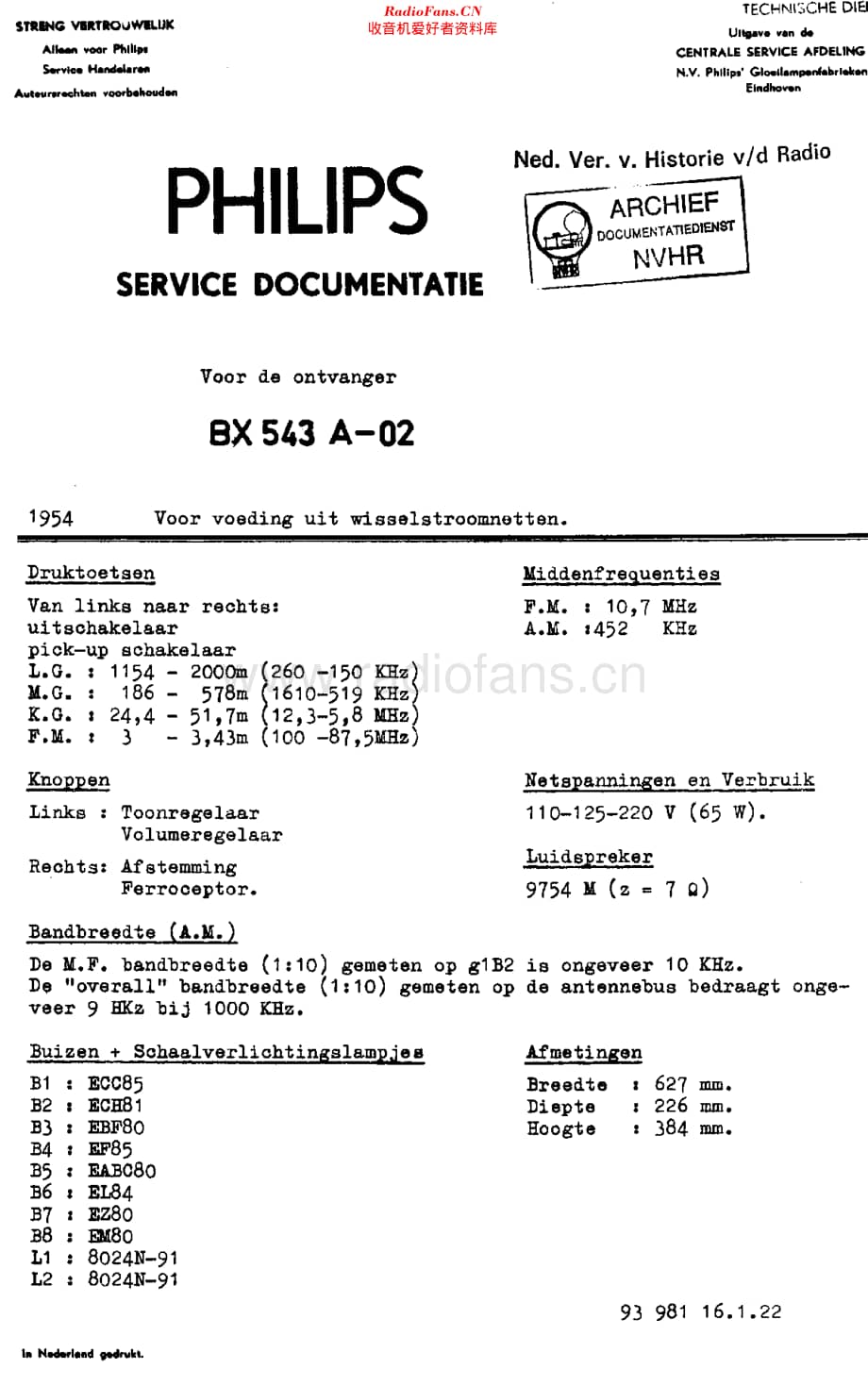 Philips_BX543A维修电路原理图.pdf_第1页