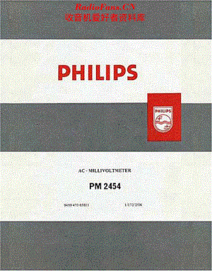 Philips_PM2454维修电路原理图.pdf