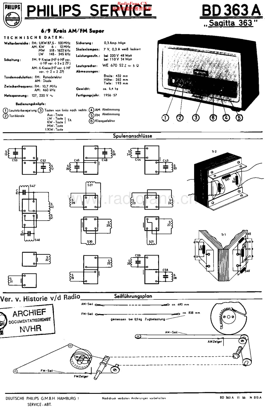 Philips_BD363A 维修电路原理图.pdf_第1页