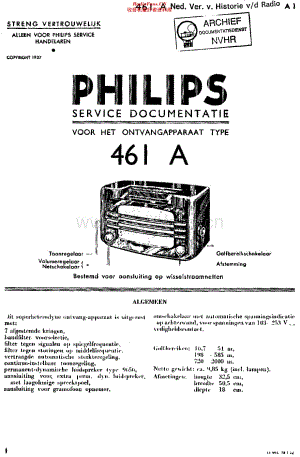 Philips_461A 维修电路原理图.pdf