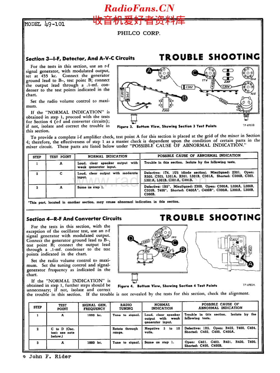 Philco_49-101 维修电路原理图.pdf_第3页