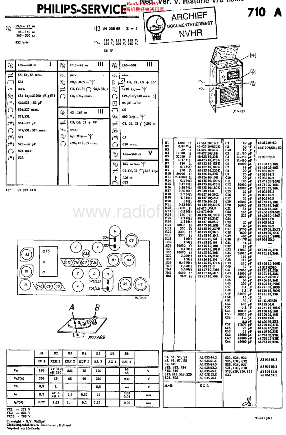 Philips_710A 维修电路原理图.pdf_第1页