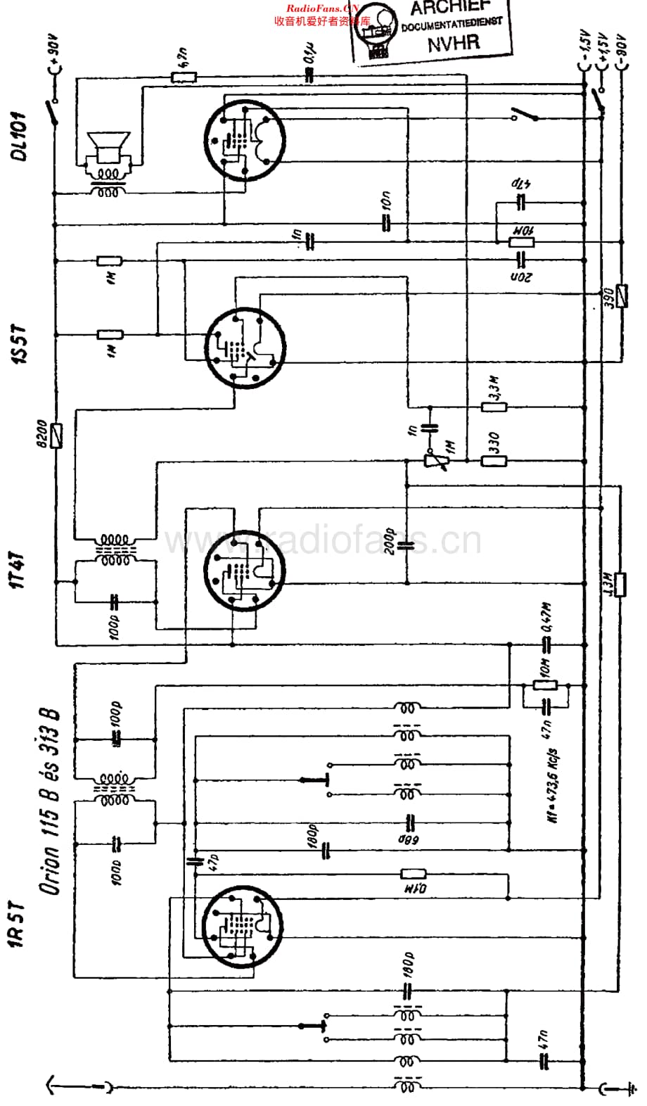 Orion_115B维修电路原理图.pdf_第1页