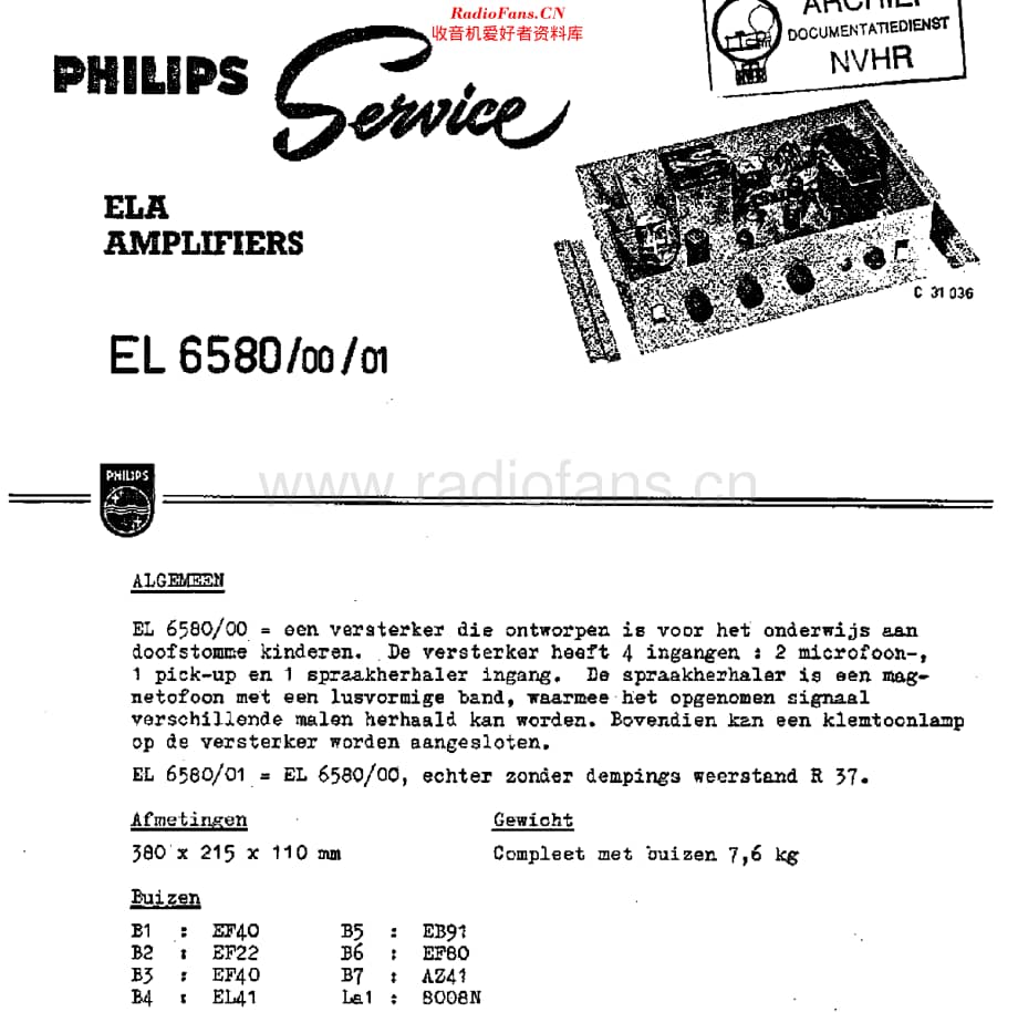 Philips_EL6580维修电路原理图.pdf_第1页