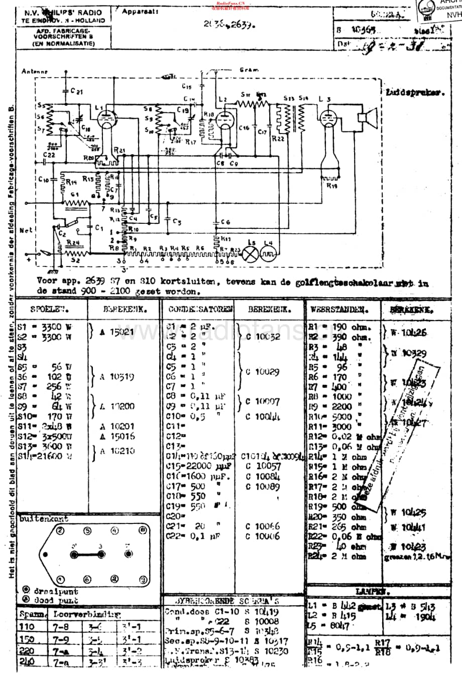 Philips_2636 维修电路原理图.pdf_第1页