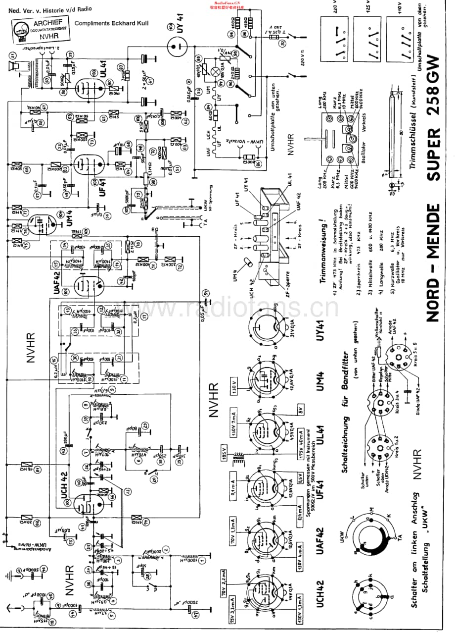 Nordmende_258GW维修电路原理图.pdf_第1页