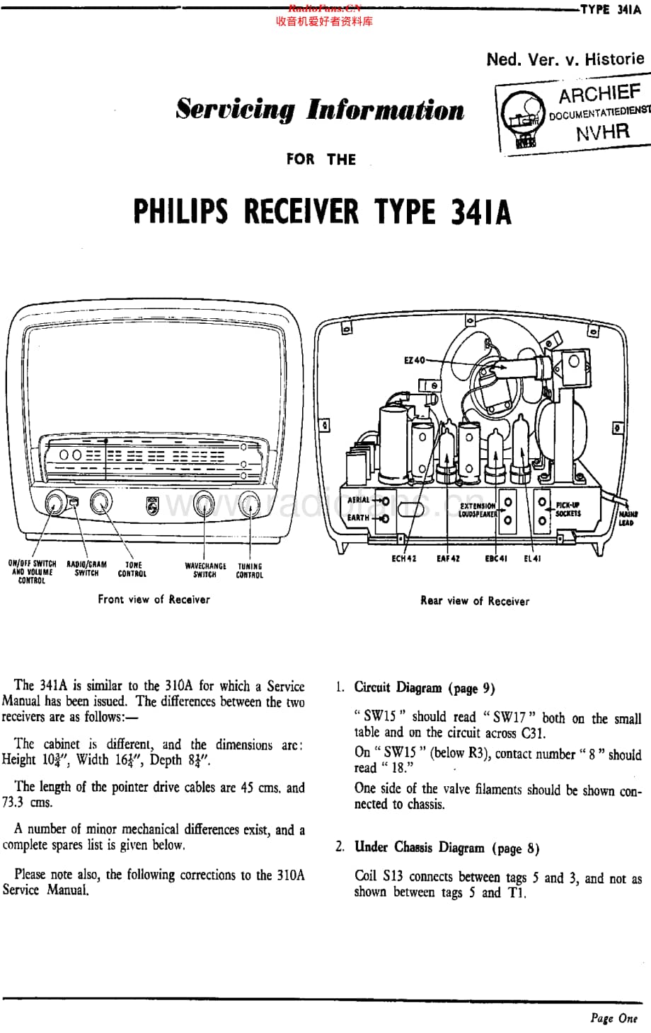 Philips_BG341A 维修电路原理图.pdf_第1页