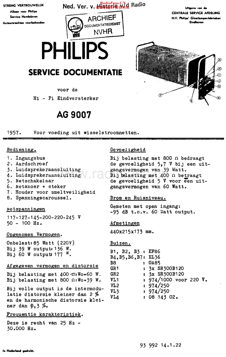 Philips_AG9007 维修电路原理图.pdf_第1页