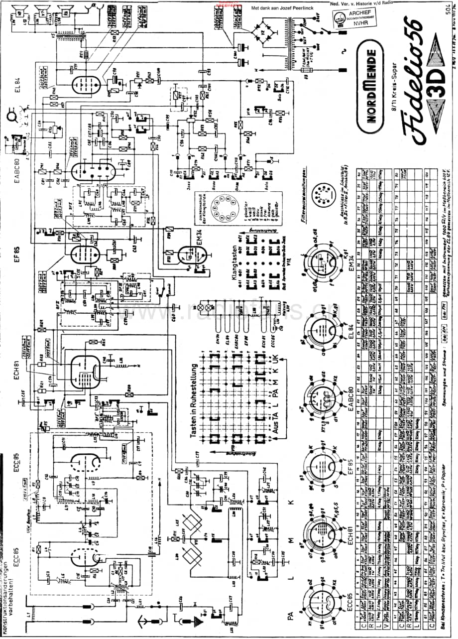 Nordmende_Fidelio56维修电路原理图.pdf_第1页