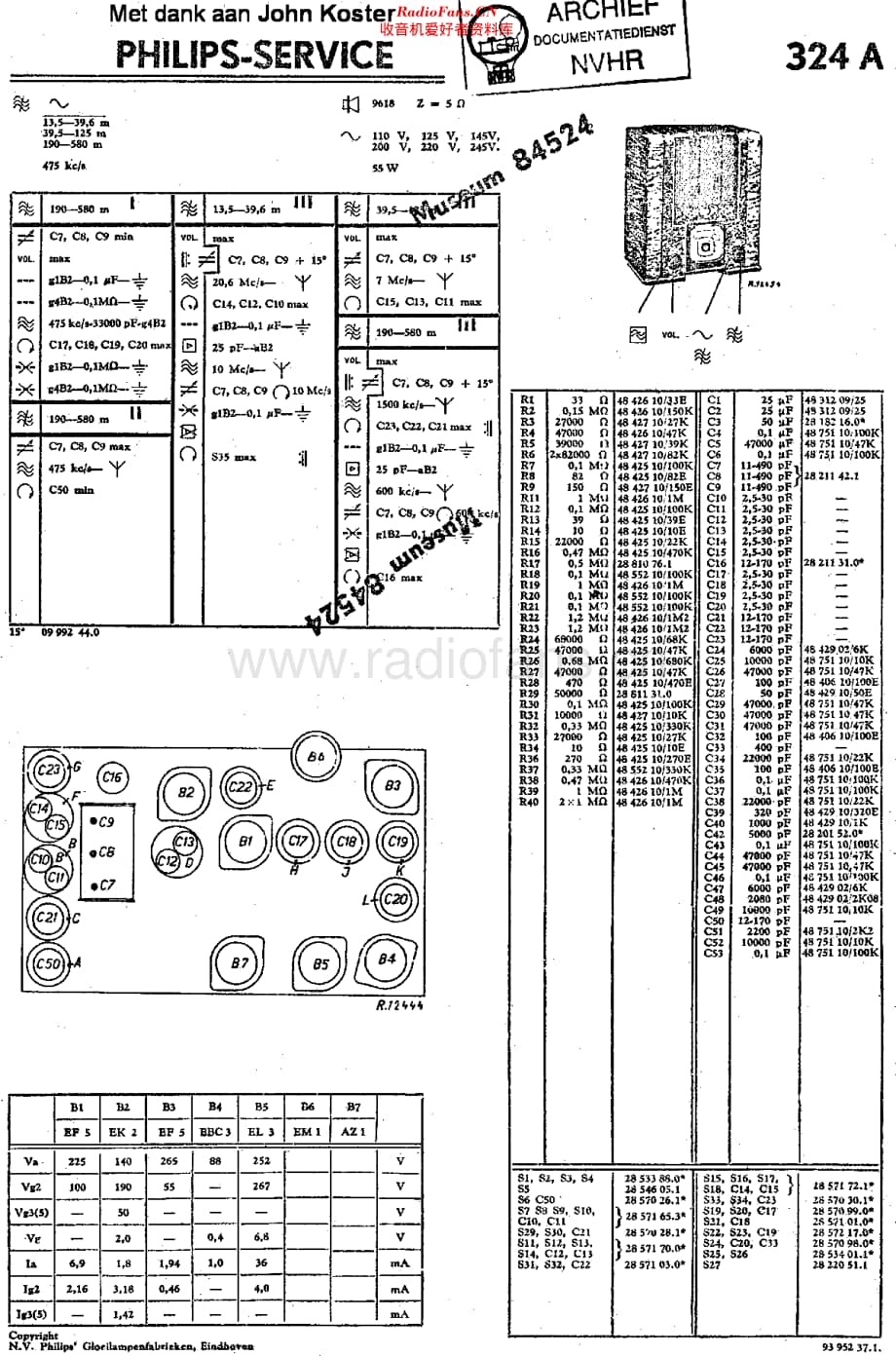 Philips_324A 维修电路原理图.pdf_第1页