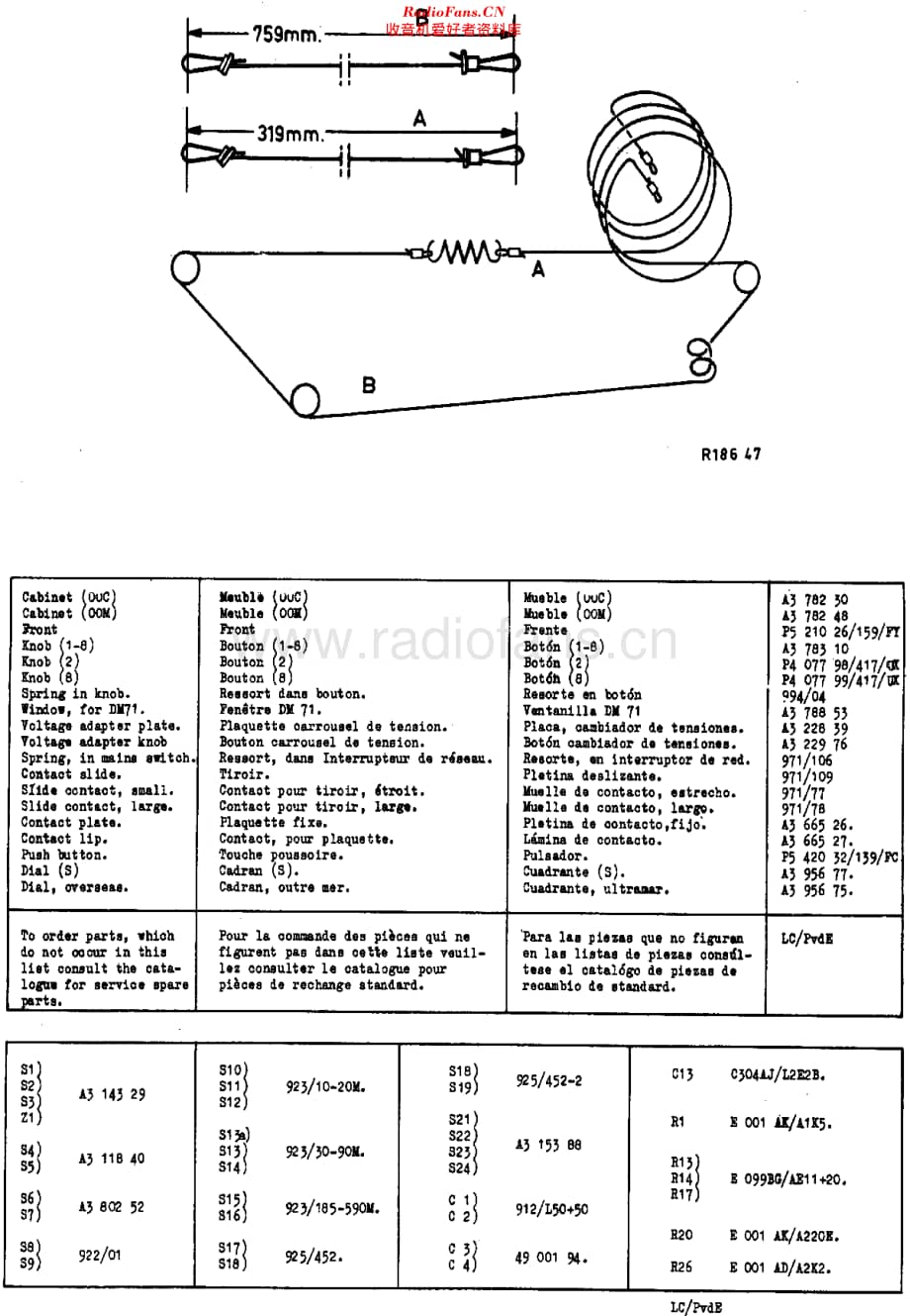 Philips_B3X96A 维修电路原理图.pdf_第3页