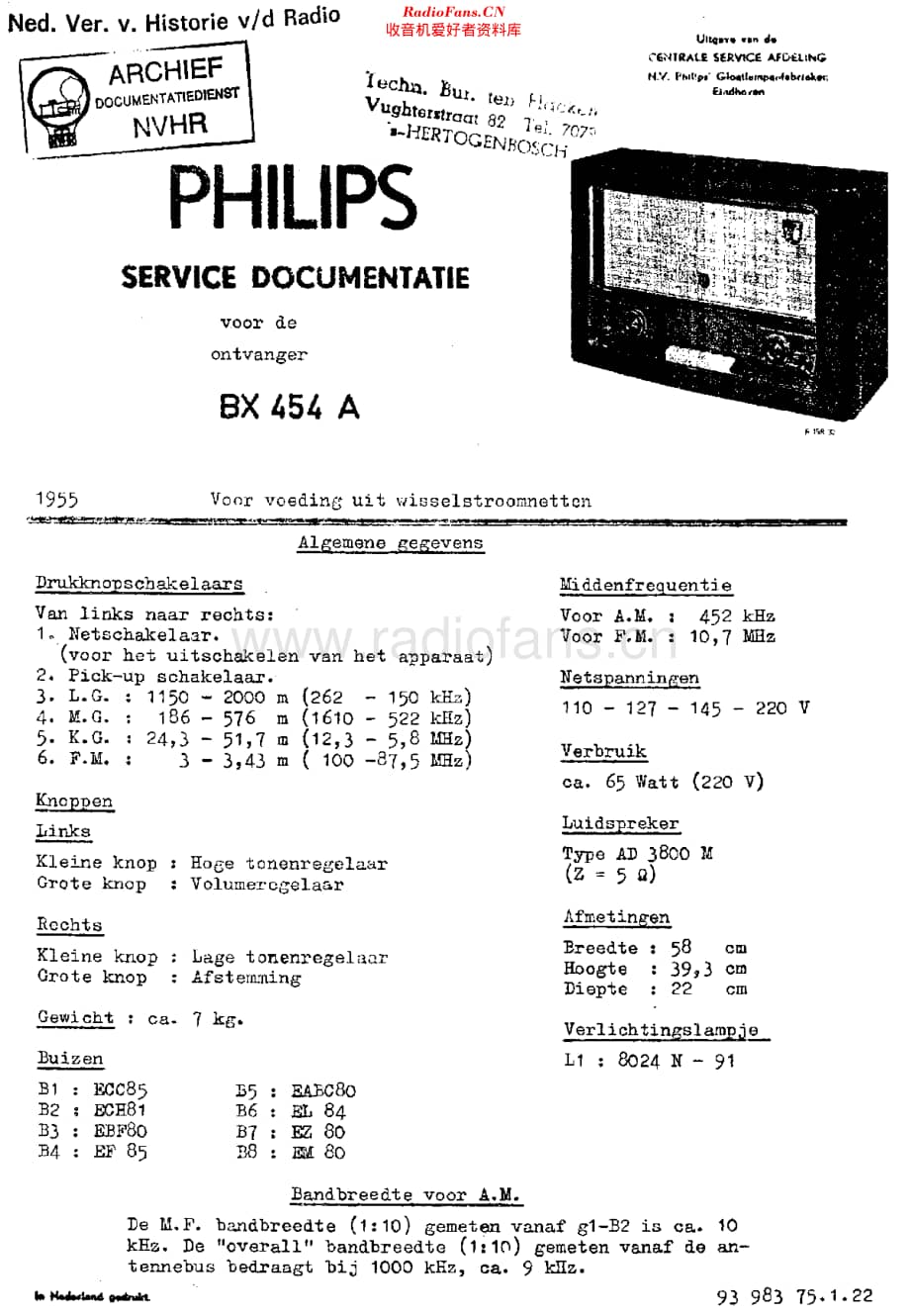 Philips_BX454A维修电路原理图.pdf_第1页