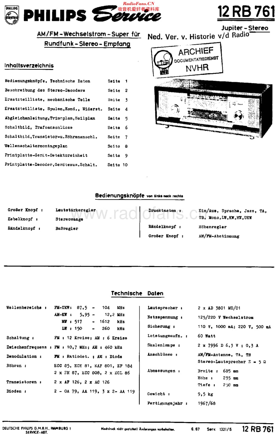 Philips_12RB761 维修电路原理图.pdf_第1页