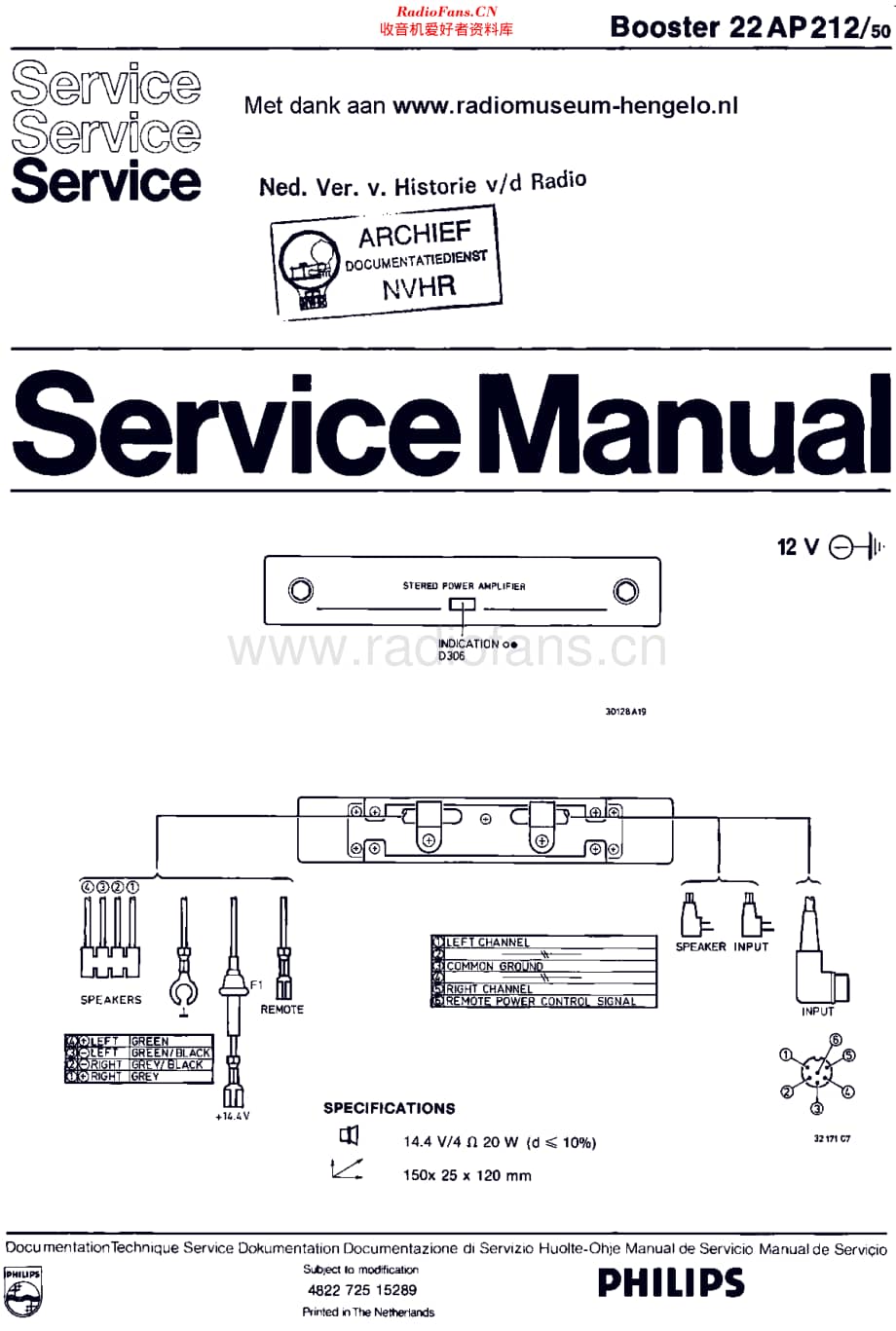 Philips_22AP212-50 维修电路原理图.pdf_第1页