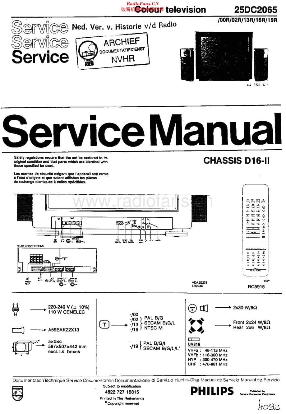 Philips_D16维修电路原理图.pdf_第1页