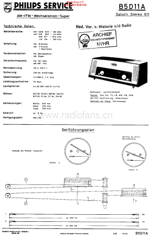 Philips_B5D11A 维修电路原理图.pdf