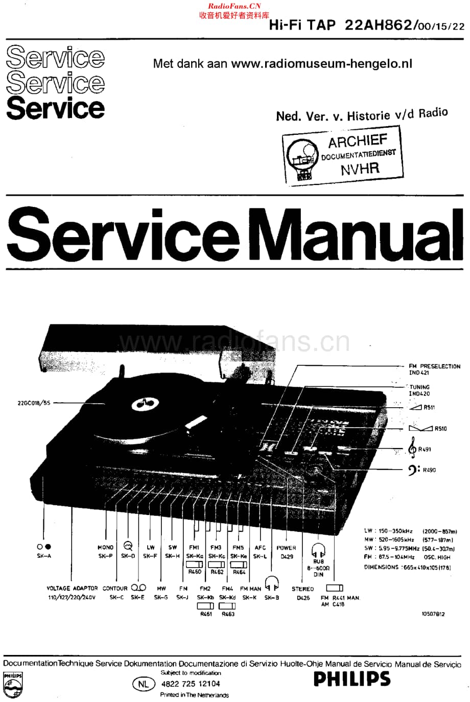 Philips_22AH862 维修电路原理图.pdf_第1页