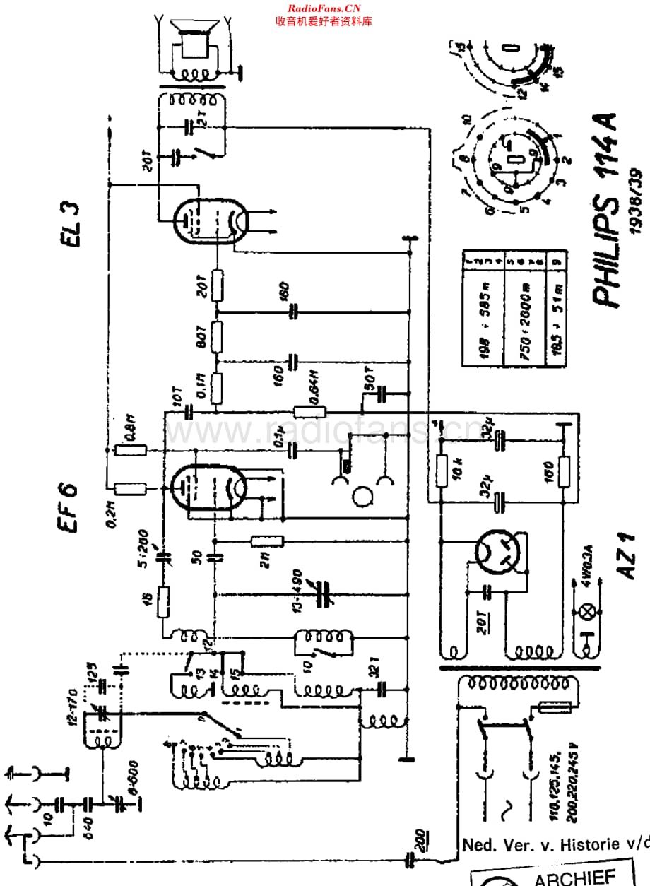 Philips_114A 维修电路原理图.pdf_第1页