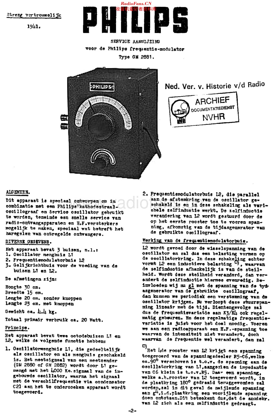 Philips_GM2881维修电路原理图.pdf_第1页