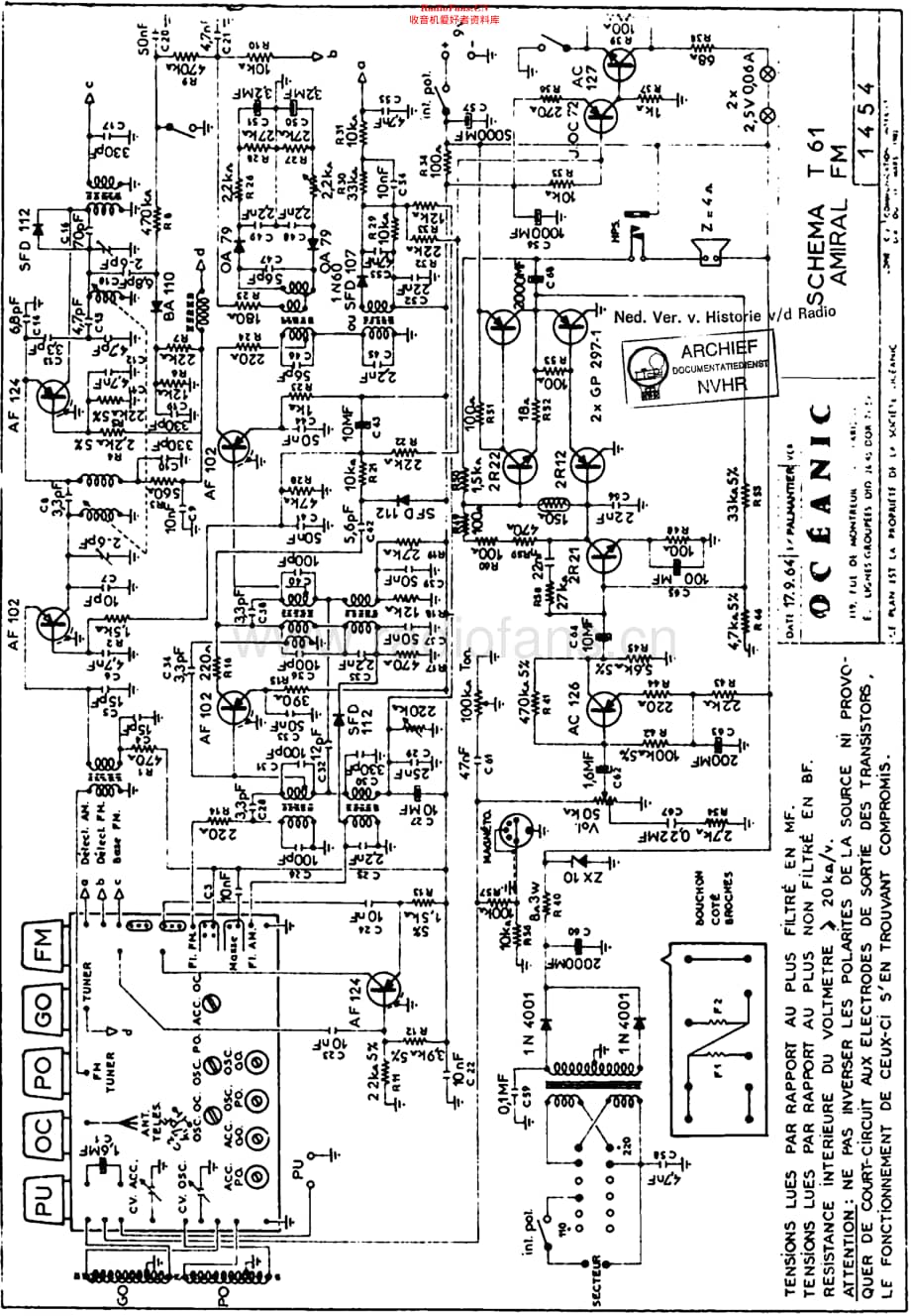 Oceanic_T61维修电路原理图.pdf_第1页