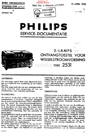 Philips_2531 维修电路原理图.pdf