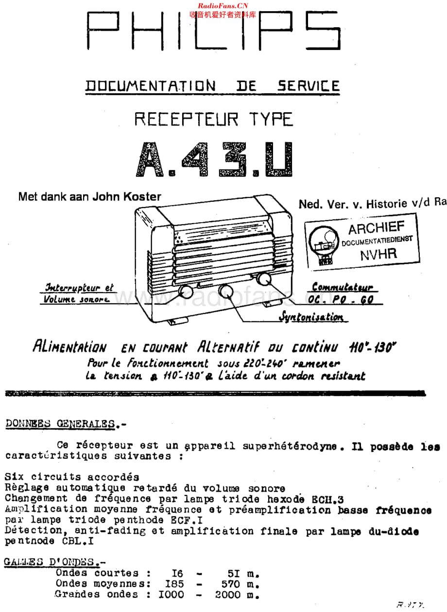 Philips_A43U 维修电路原理图.pdf_第1页