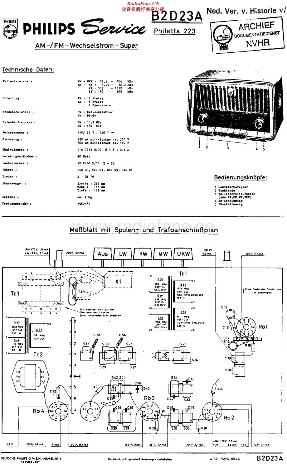 Philips_B2D23A 维修电路原理图.pdf_第1页