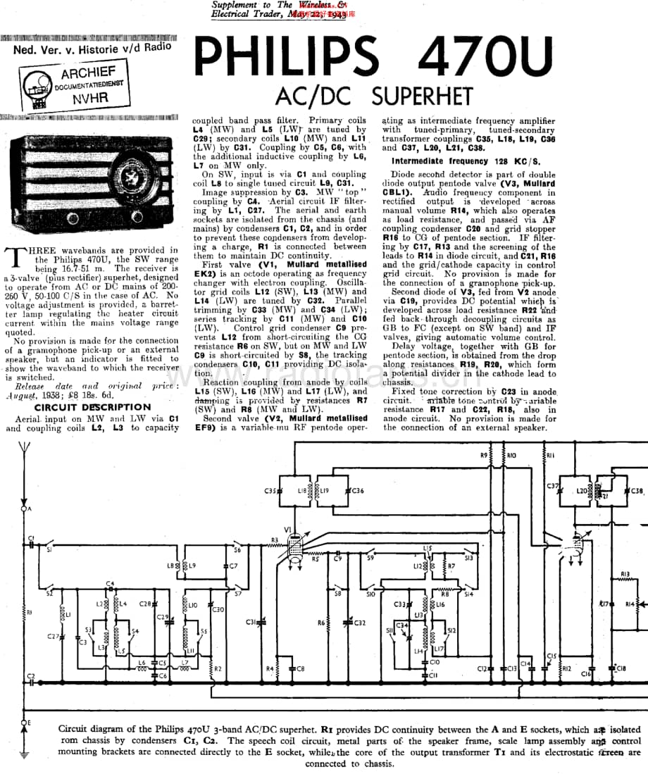 Philips_470U-UK 维修电路原理图.pdf_第1页