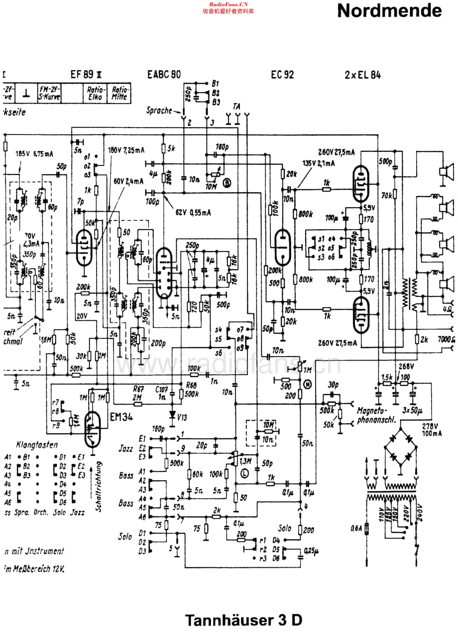 Nordmende_Tannhauser56维修电路原理图.pdf_第2页