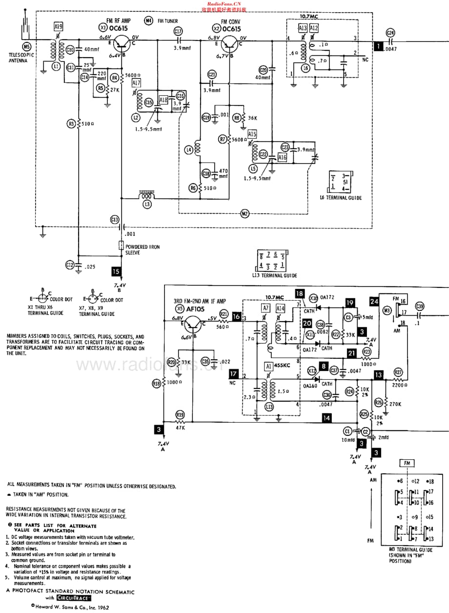 Philco_T905 维修电路原理图.pdf_第2页