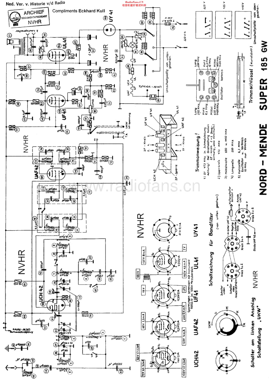 Nordmende_185GW维修电路原理图.pdf_第1页