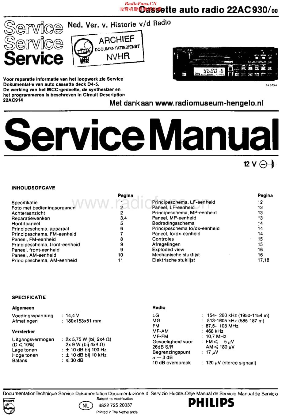 Philips_22AC930 维修电路原理图.pdf_第1页