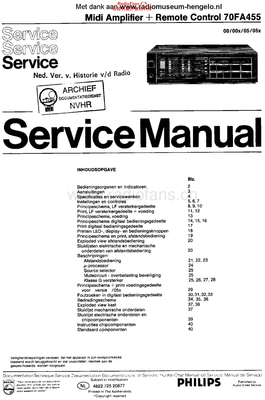 Philips_70FA455 维修电路原理图.pdf_第1页