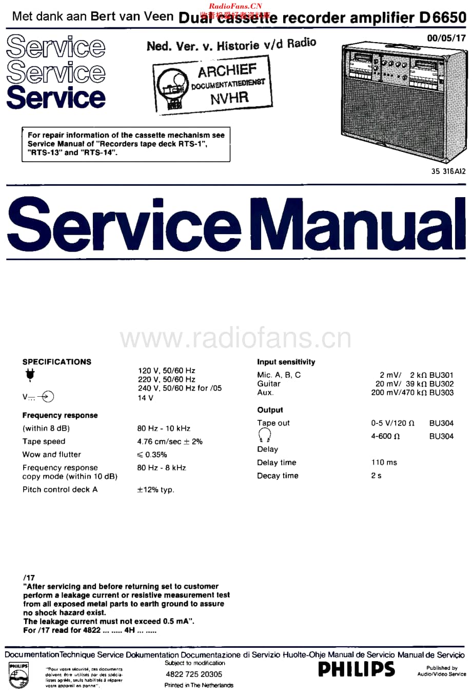 Philips_D6650维修电路原理图.pdf_第1页