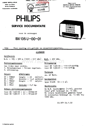 Philips_BX135U 维修电路原理图.pdf