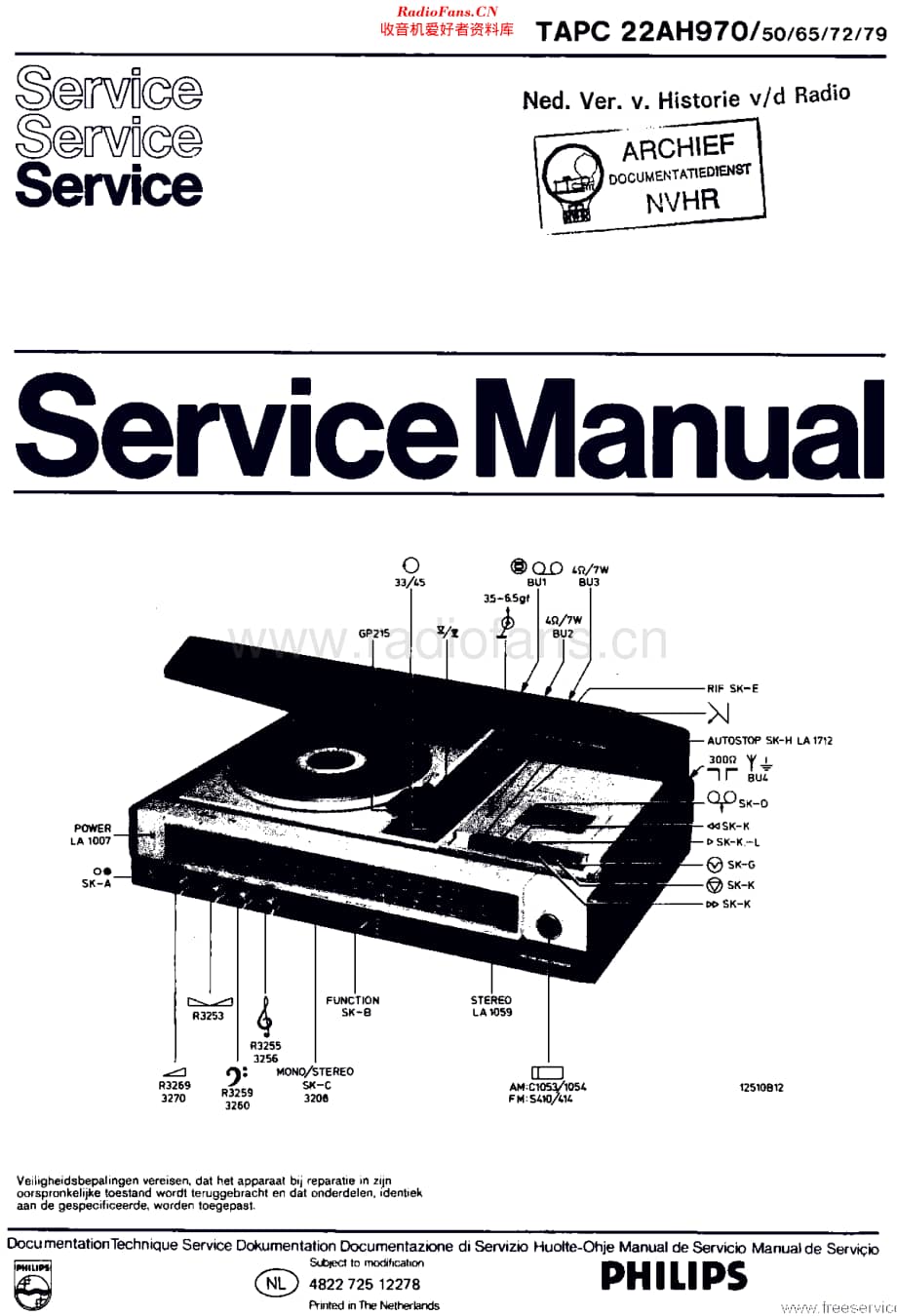 Philips_22AH970 维修电路原理图.pdf_第1页