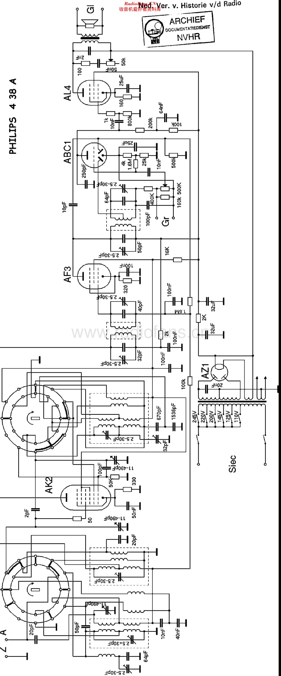 Philips_4-38A 维修电路原理图.pdf_第1页