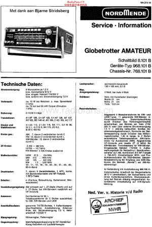 Nordmende_TN6000Amateur维修电路原理图.pdf
