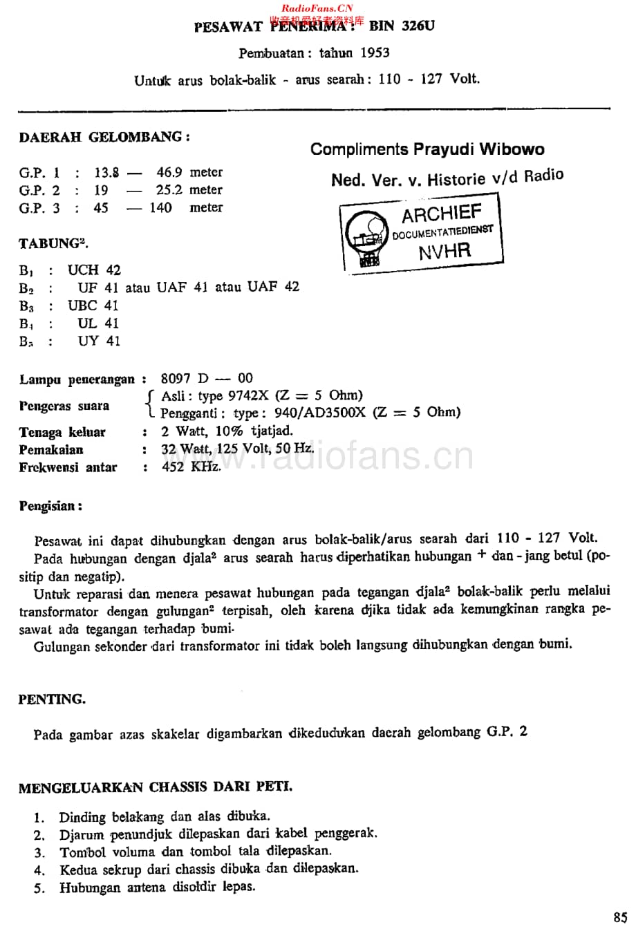 Philips_BIN326U 维修电路原理图.pdf_第1页