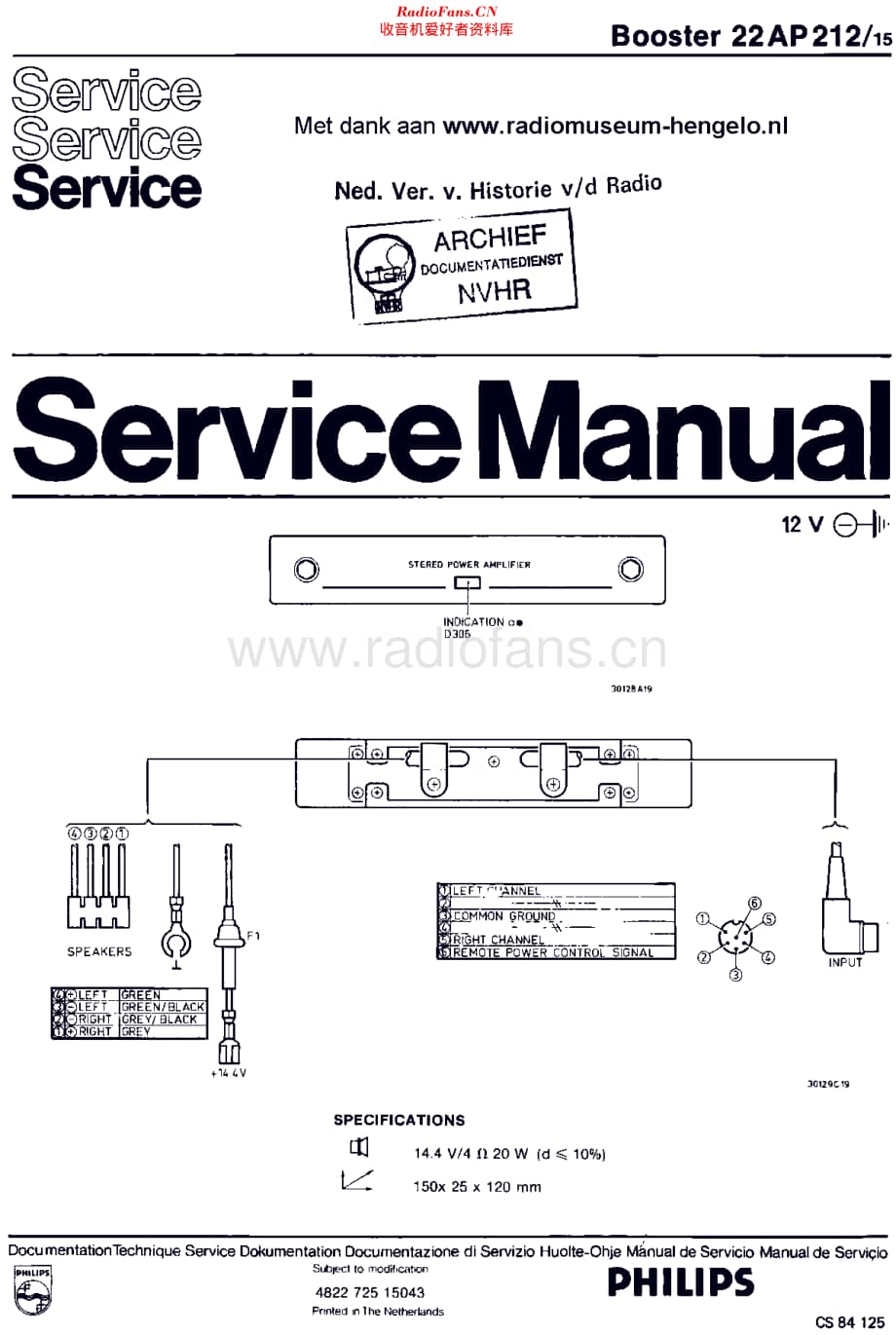 Philips_22AP212 维修电路原理图.pdf_第1页