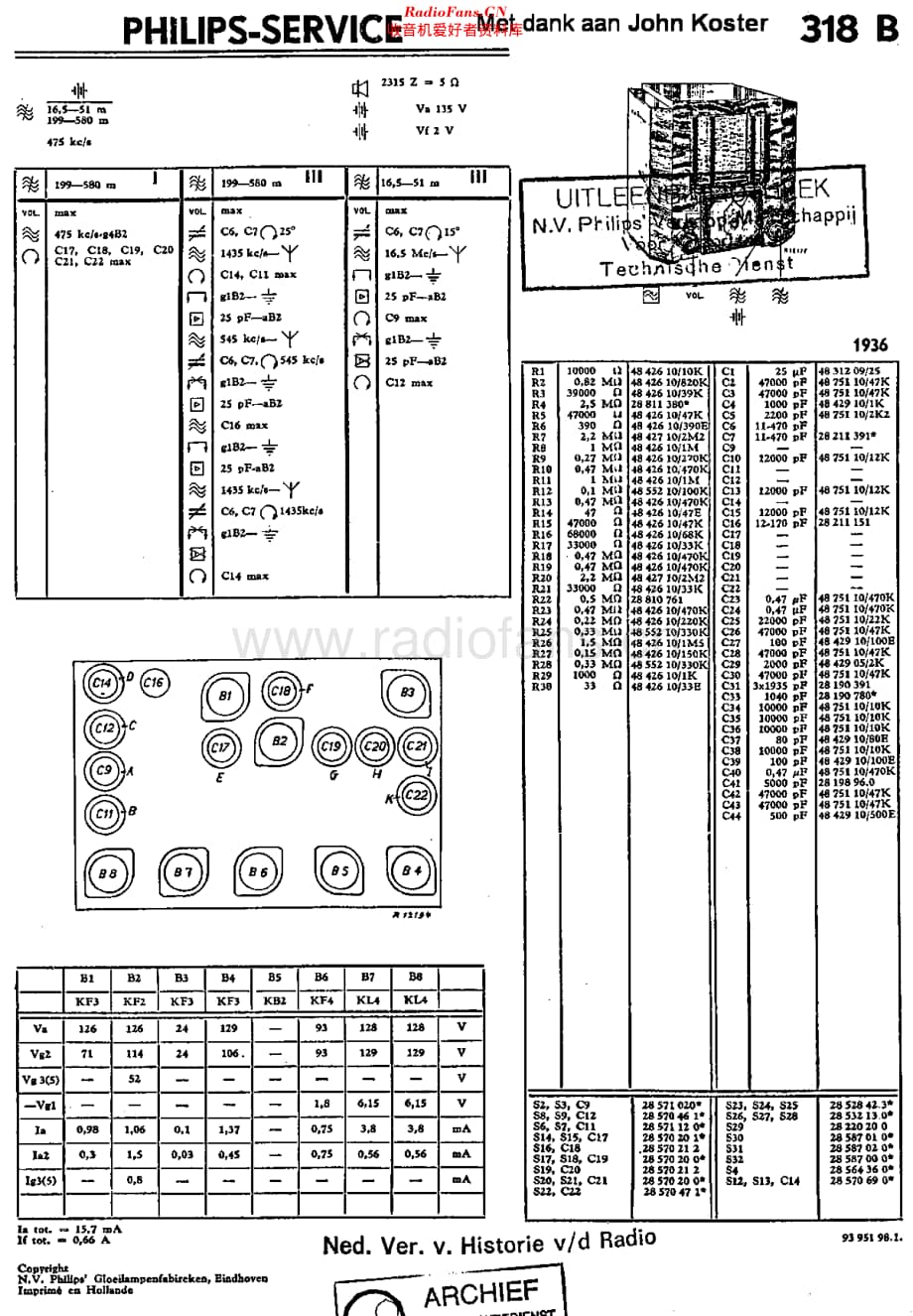 Philips_318B 维修电路原理图.pdf_第1页